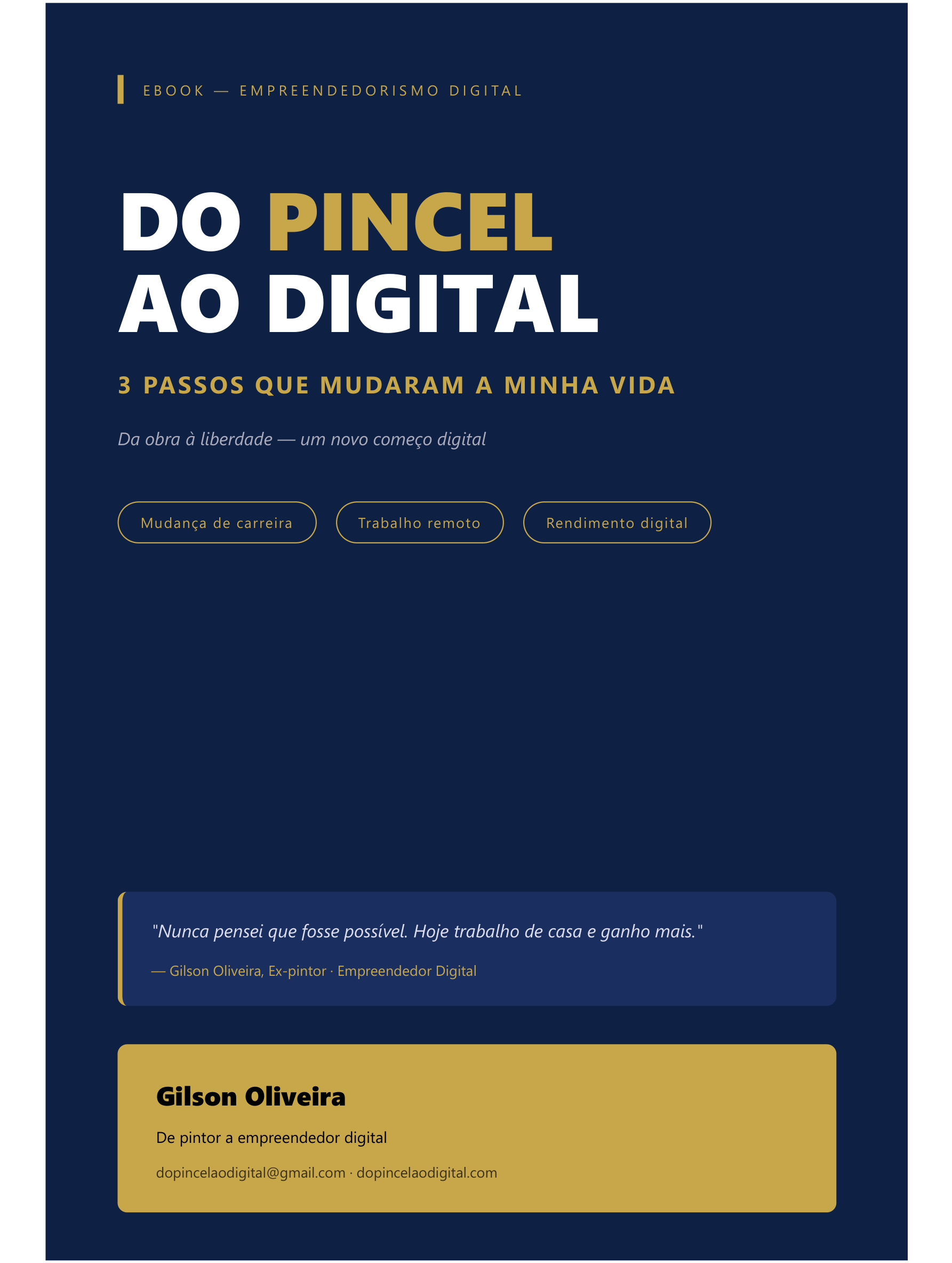 Capa do ebook Do Pincel ao Digital